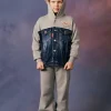 DSQUARED2 Pantaloni in denim e felpa con patch | Bambino Pantaloni | Denim-Mania