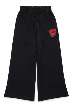 DIESEL Pantaloni in felpa con grafica cuore | Pantaloni