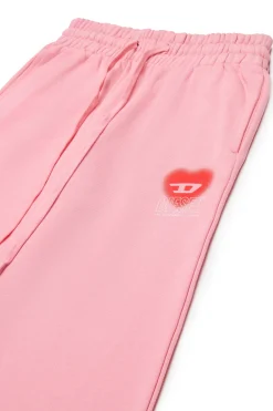 DIESEL Pantaloni in felpa con grafica cuore | Pantaloni