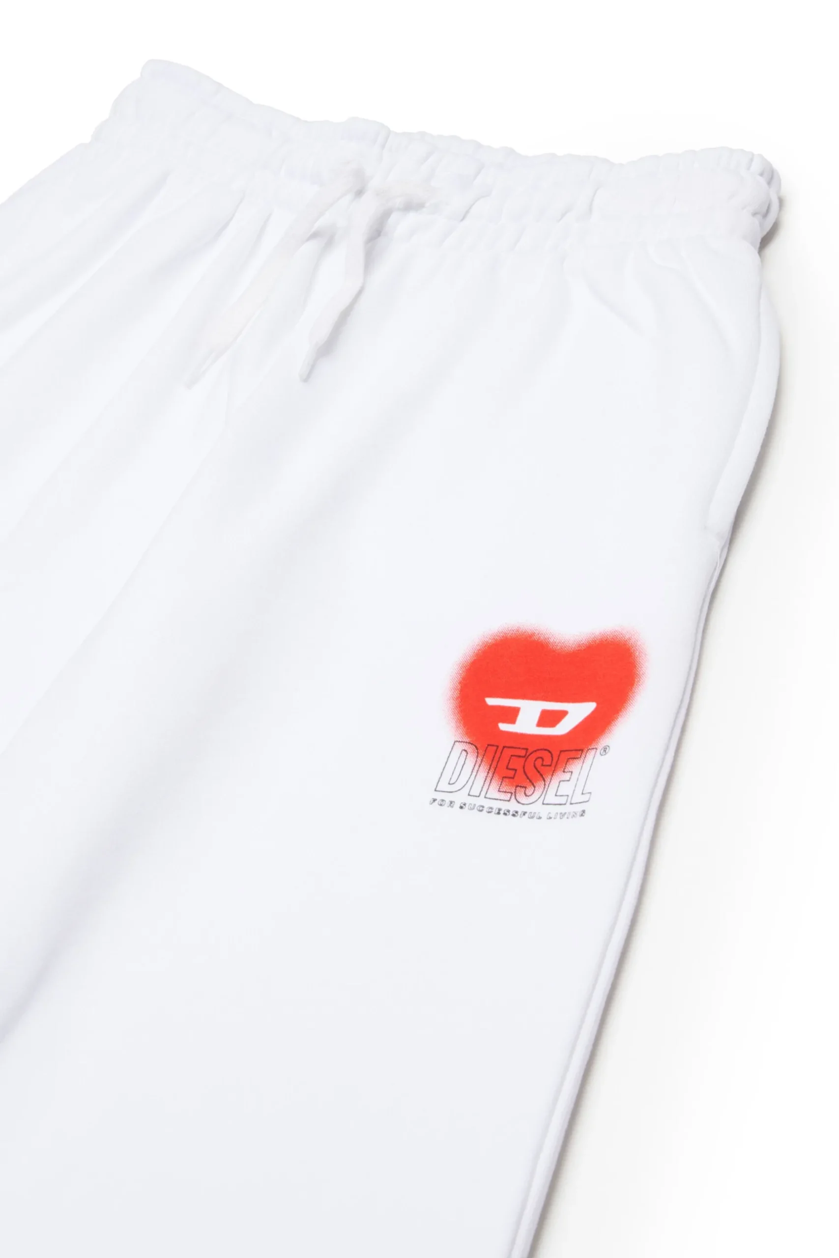 DIESEL Pantaloni in felpa con grafica cuore | Pantaloni