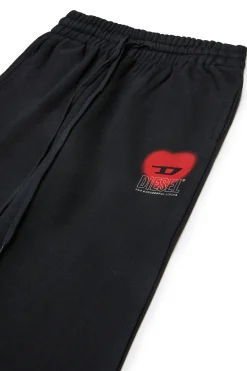 DIESEL Pantaloni in felpa con grafica cuore | Pantaloni