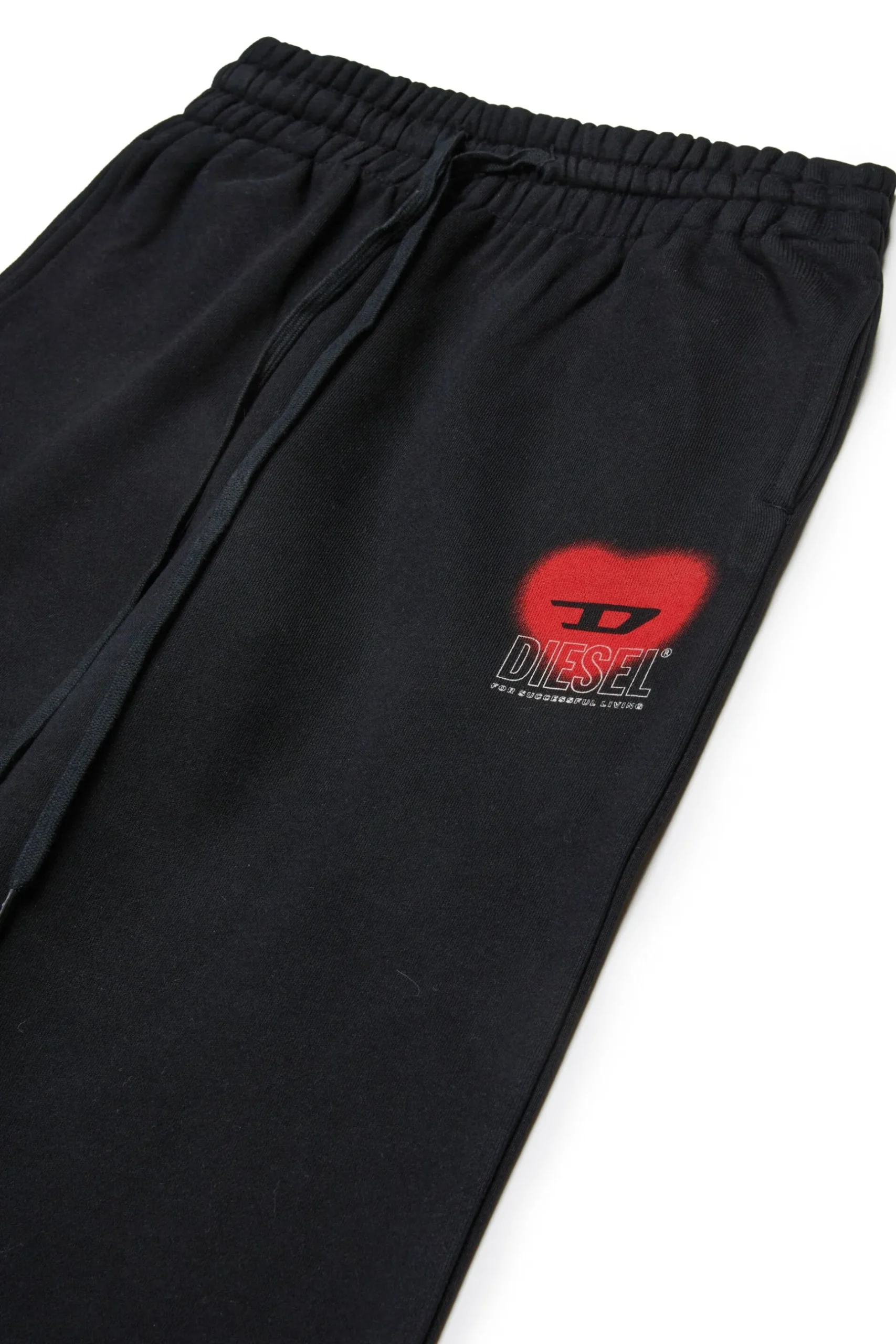 DIESEL Pantaloni in felpa con grafica cuore | Pantaloni