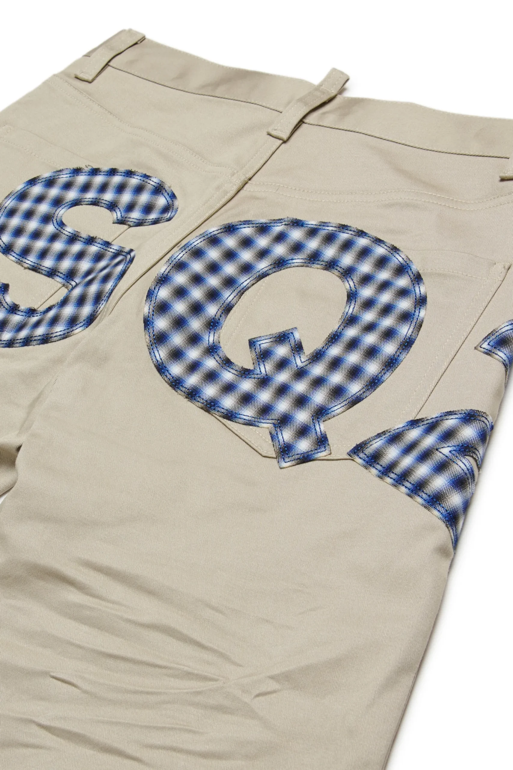 DSQUARED2 Pantaloni in gabardina con maxi logo | Bambino Logomania | Logomania