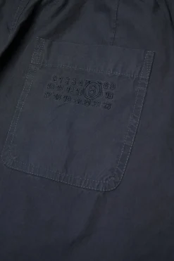 MM6 MAISON MARGIELA Pantaloni in popeline con Numeric logo | Bambino Pantaloni | Pantaloni