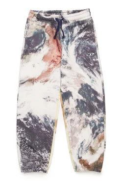 DIESEL Pantaloni jogger allover Planet Camou | Bambino Pantaloni
