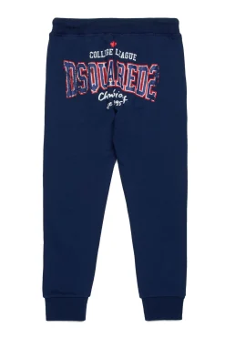 DSQUARED2 Pantaloni jogger con stampa college | Bambino Pantaloni | Activewear
