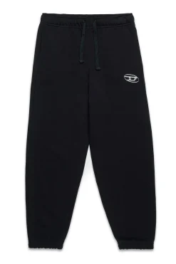 DIESEL Pantaloni jogger in felpa con logo oval D | Bambino Pantaloni