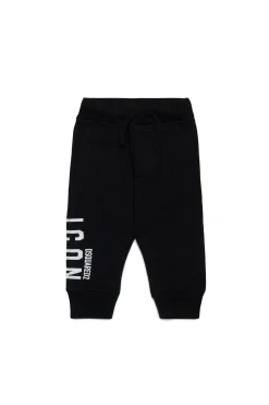 DSQUARED2 Pantaloni jogger in felpa con logo ICON | Bambino Activewear | Activewear