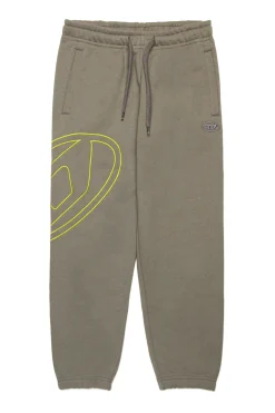 DIESEL Pantaloni jogger in felpa con maxi logo Oval D | Bambino Oval D By Diesel | Oval D By Diesel