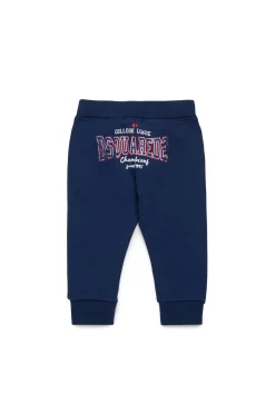 DSQUARED2 Pantaloni jogger in felpa con stampa college | Bambino Activewear | Activewear