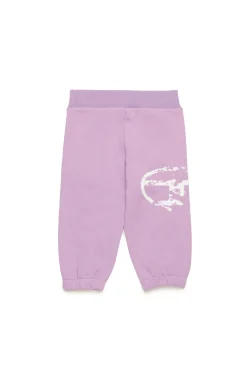 DIESEL Pantaloni jogger in felpa con logo Oval D | Bambino Oval D By Diesel | Oval D By Diesel