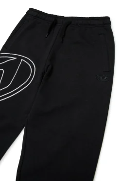 DIESEL Pantaloni jogger in felpa con maxi logo Oval D | Bambino Oval D By Diesel | Oval D By Diesel