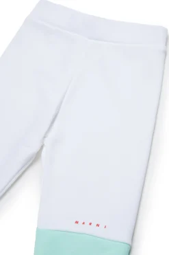 MARNI Pantaloni jogger in felpa bicolor | Bambino Activewear | Activewear