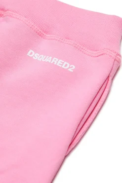 DSQUARED2 Pantaloni jogger in felpa con logo | Bambino Activewear | Activewear