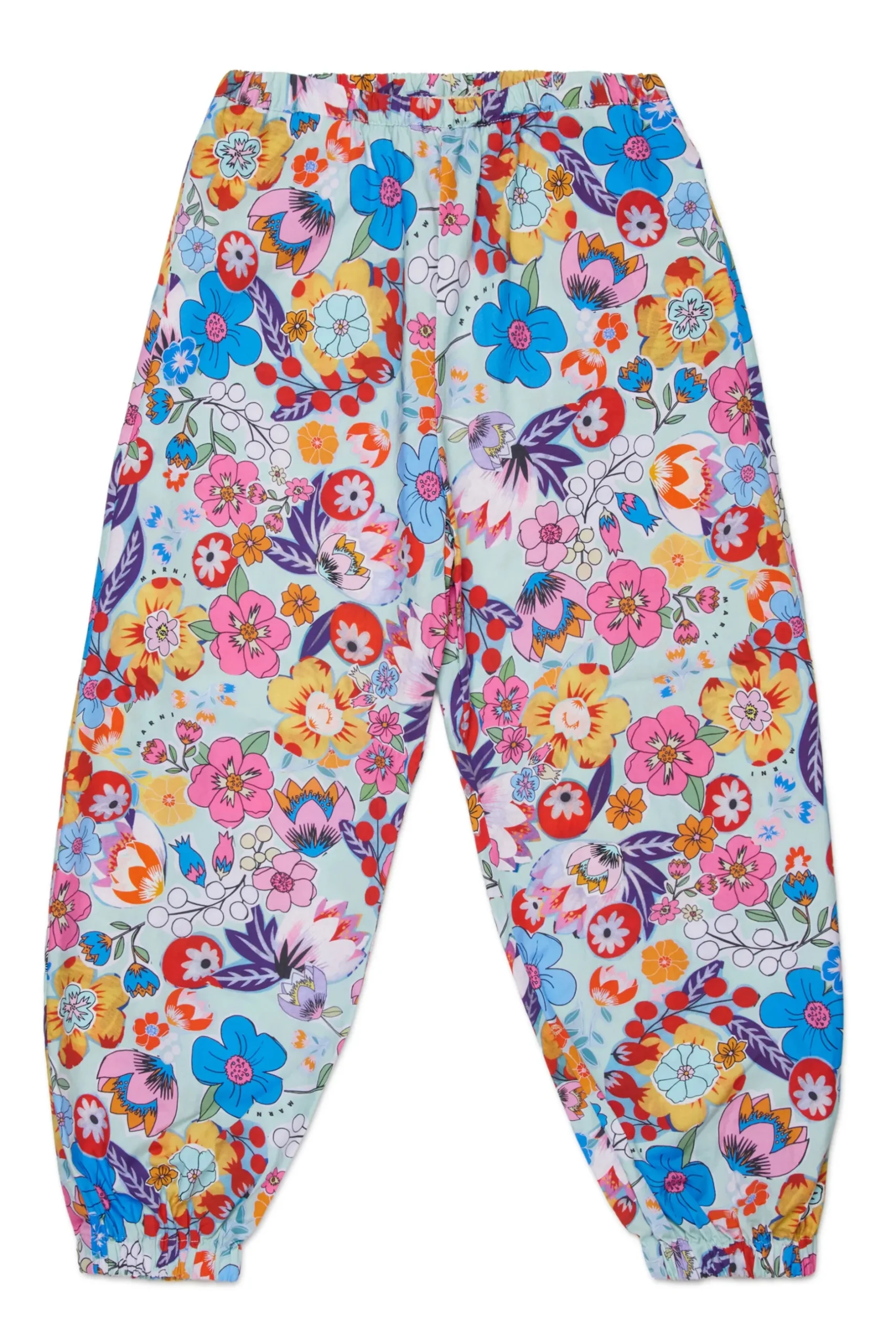 MARNI Pantaloni jogger in popeline allover Holiday | Pantaloni