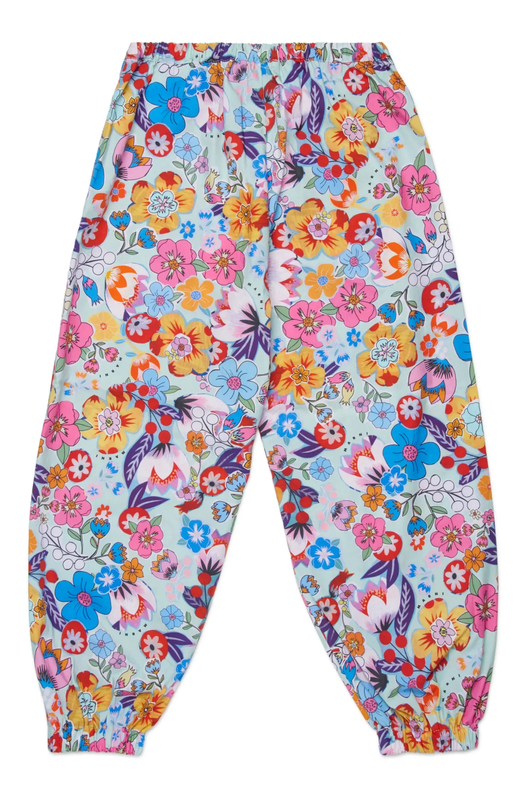 MARNI Pantaloni jogger in popeline allover Holiday | Pantaloni