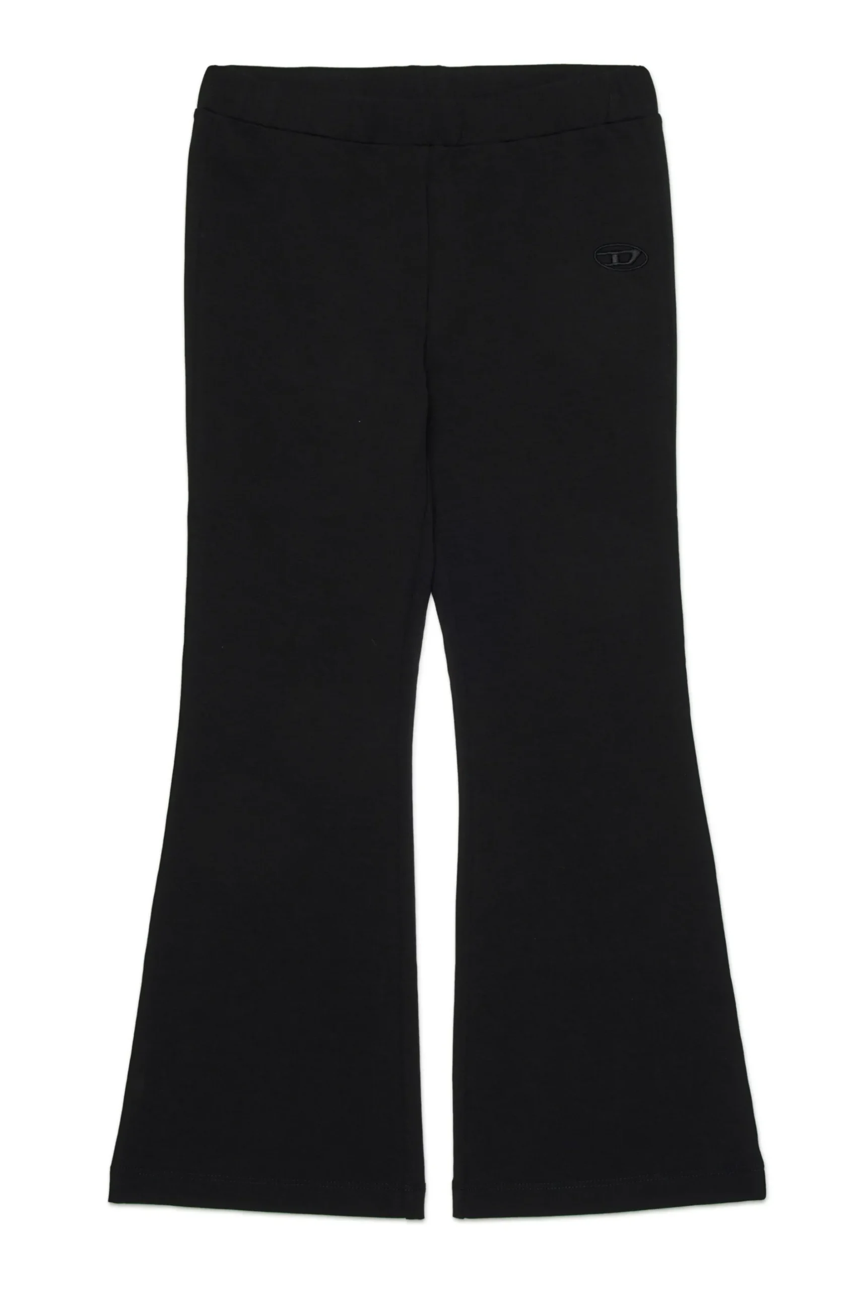DIESEL Pantaloni leggings bootcut con logo oval D | Bambino Pantaloni | Activewear