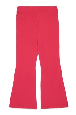 DIESEL Pantaloni leggings bootcut con logo oval D | Bambino Pantaloni | Activewear