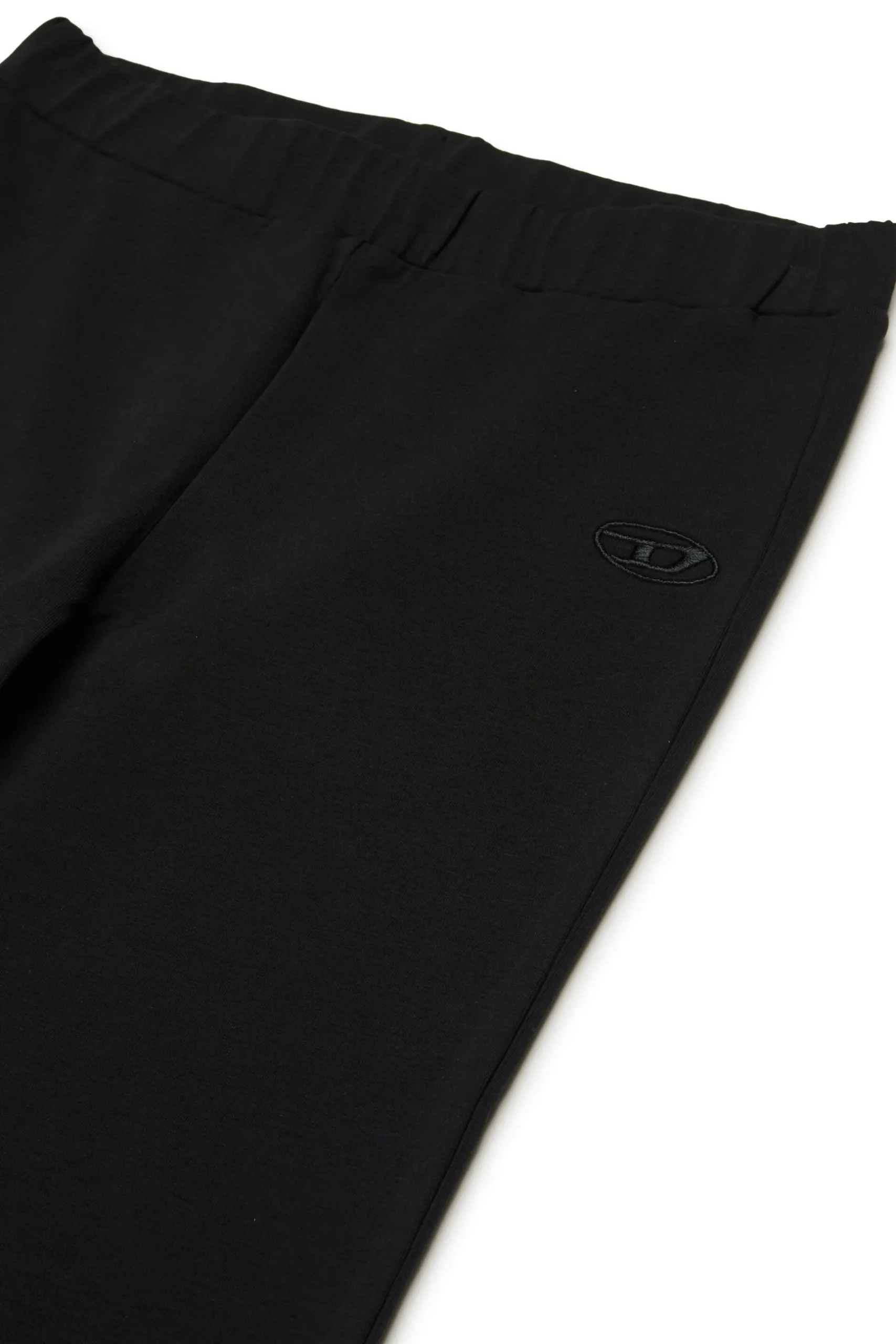 DIESEL Pantaloni leggings bootcut con logo oval D | Bambino Pantaloni | Activewear