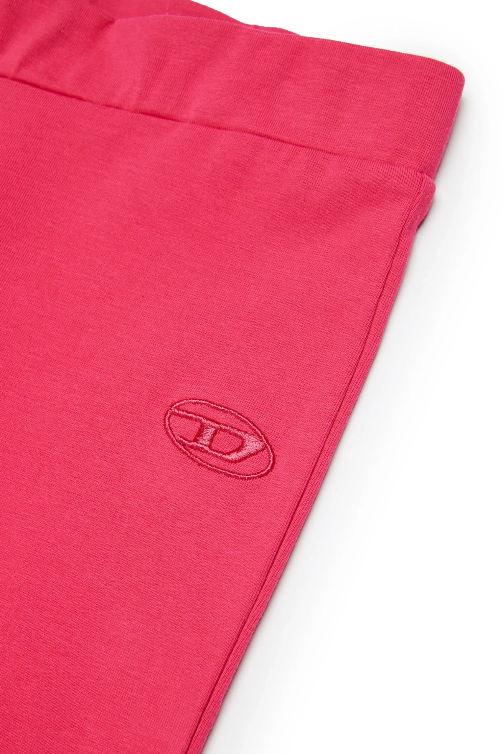 DIESEL Pantaloni leggings bootcut con logo oval D | Bambino Pantaloni | Activewear