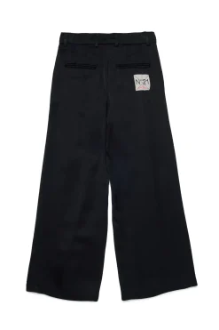 N°21 Pantaloni palazzo in satin con pinces | Bambino Pantaloni | Party Looks