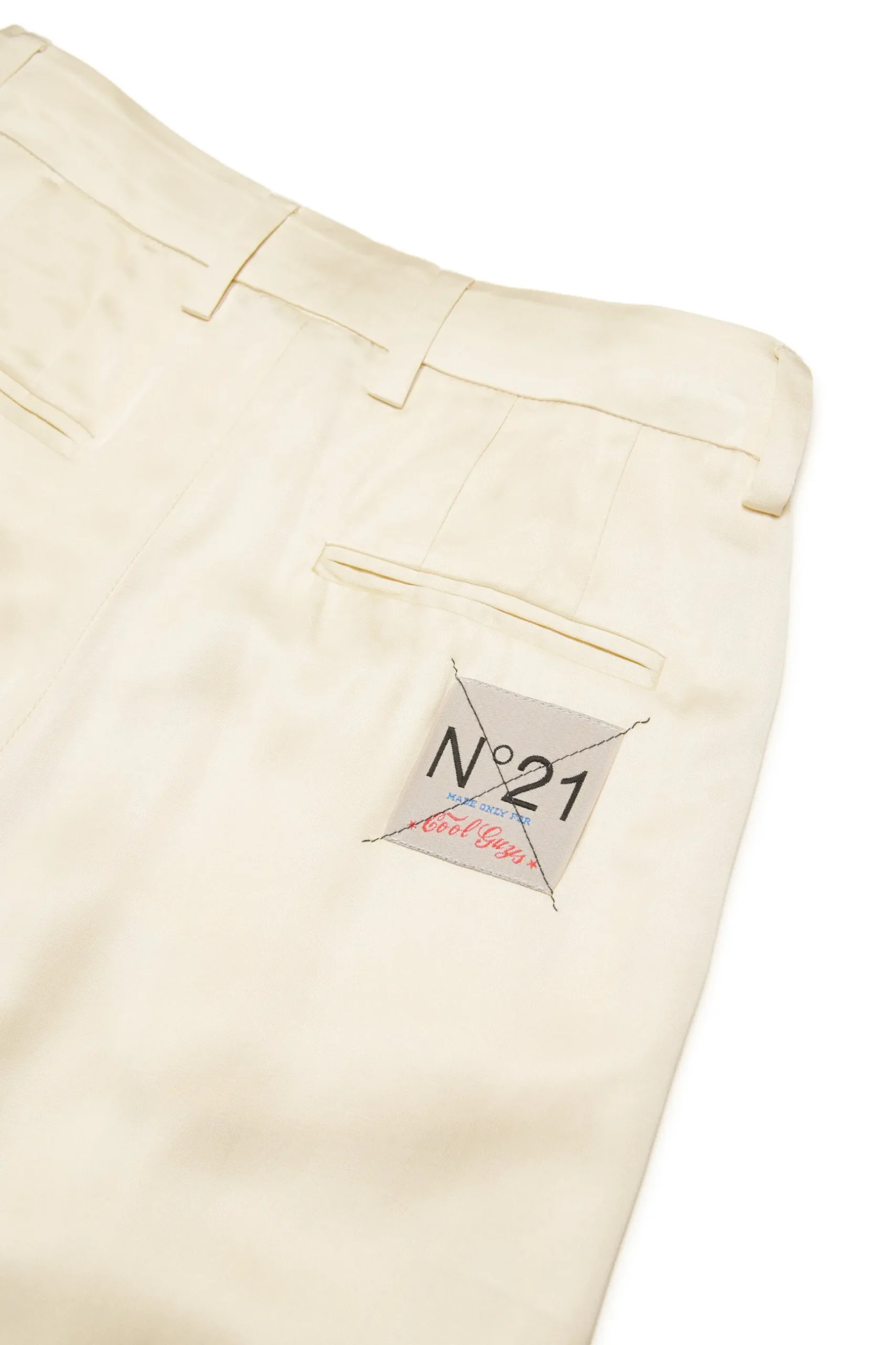 N°21 Pantaloni palazzo in satin con pinces | Bambino Pantaloni | Party Looks
