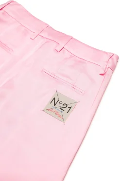 N°21 Pantaloni palazzo in satin con pinces | Bambino Pantaloni | Party Looks