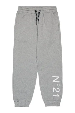 N°21 Pantaloni rosa in felpa con logo | Bambino Pantaloni | Activewear
