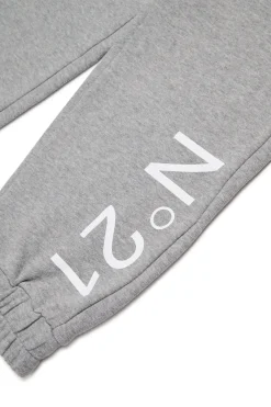 N°21 Pantaloni rosa in felpa con logo | Bambino Pantaloni | Activewear