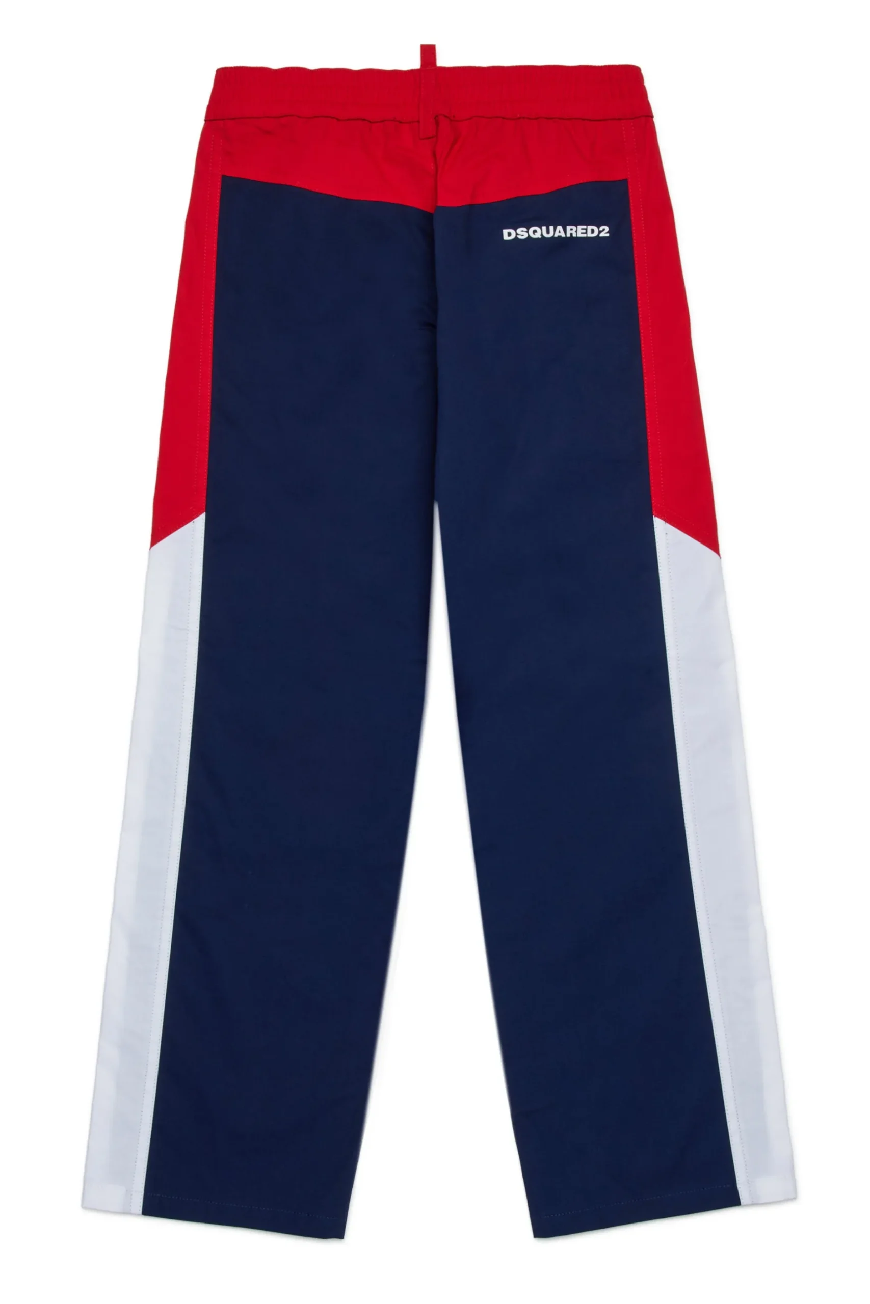 DSQUARED2 Pantaloni stile tennis in cotone tecnico | Bambino Pantaloni | Activewear