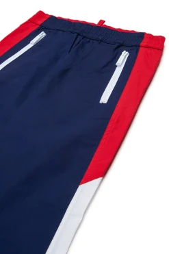 DSQUARED2 Pantaloni stile tennis in cotone tecnico | Bambino Pantaloni | Activewear