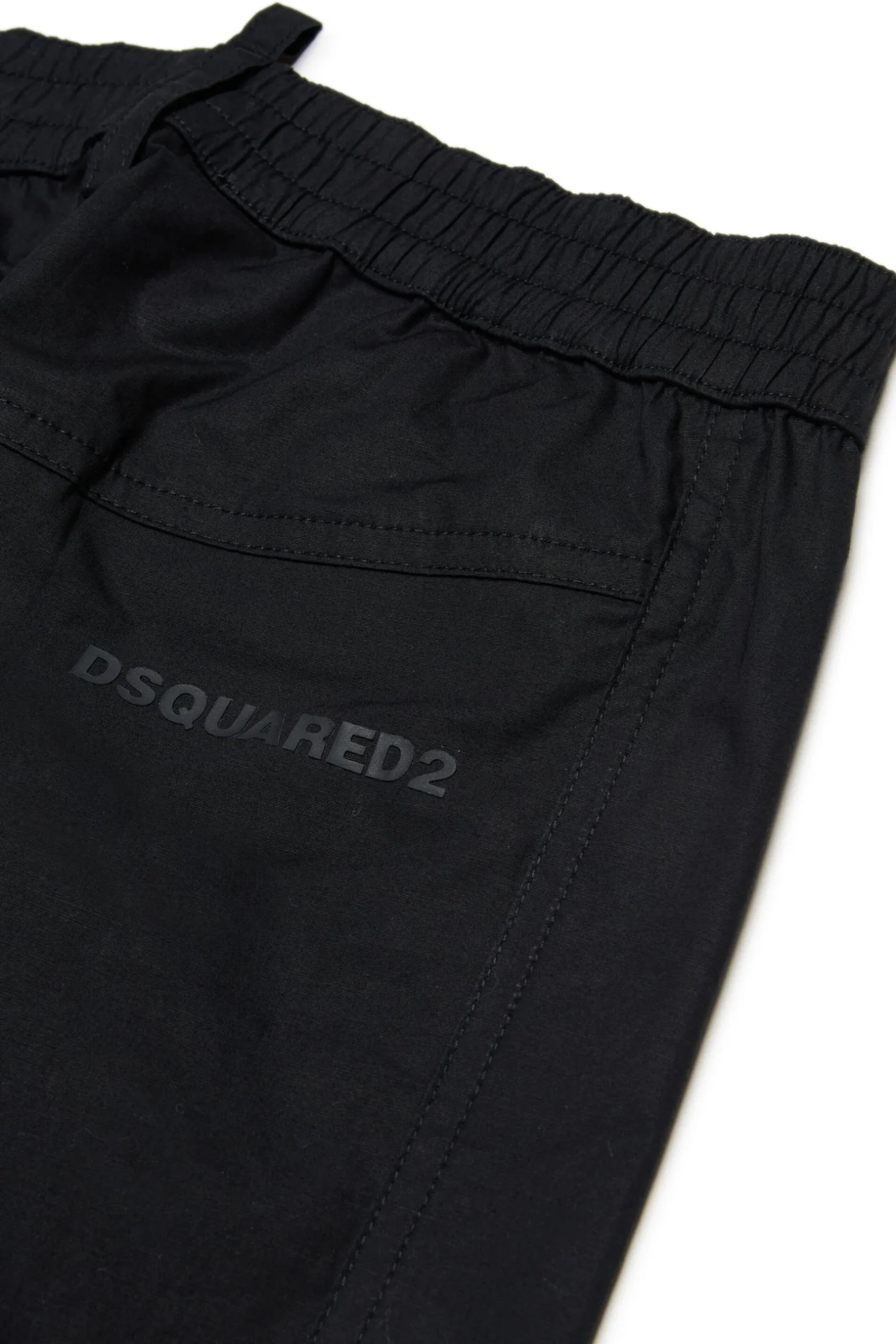 DSQUARED2 Pantaloni stile tennis in cotone tecnico | Bambino Pantaloni | Activewear