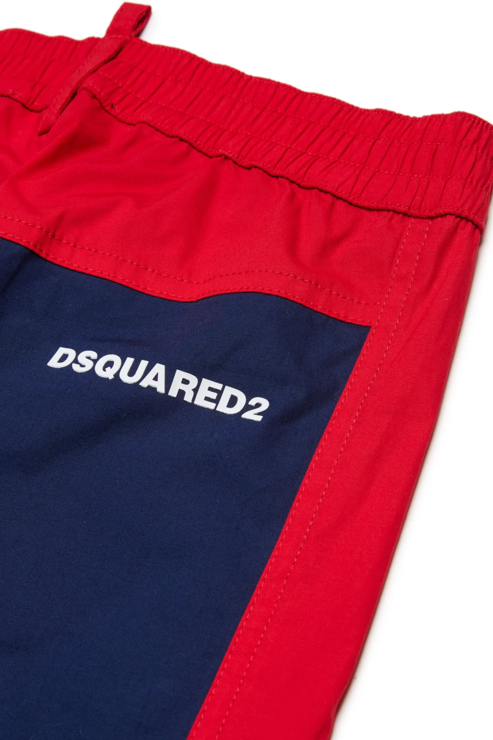 DSQUARED2 Pantaloni stile tennis in cotone tecnico | Bambino Pantaloni | Activewear