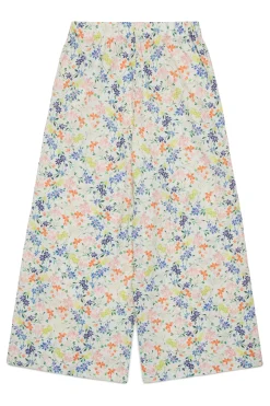 MAX&Co. Pantaloni wide in popeline allover floreale | Bambino Pantaloni | Party Looks