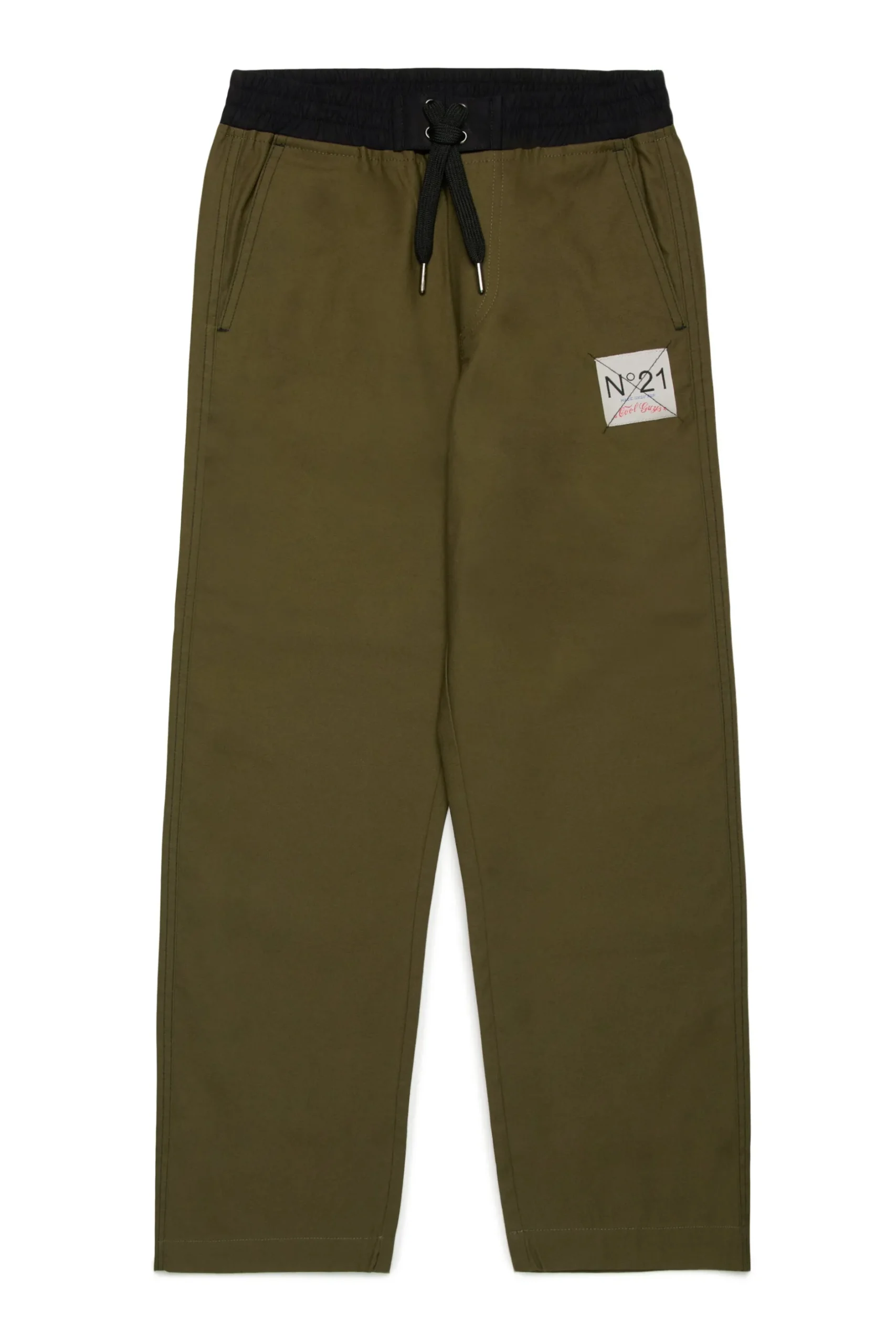 N°21 Pantaloni wide leg in canvas | Bambino Pantaloni