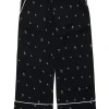 N°21 Pantaloni wide leg in crêpe allover Palms | Pantaloni