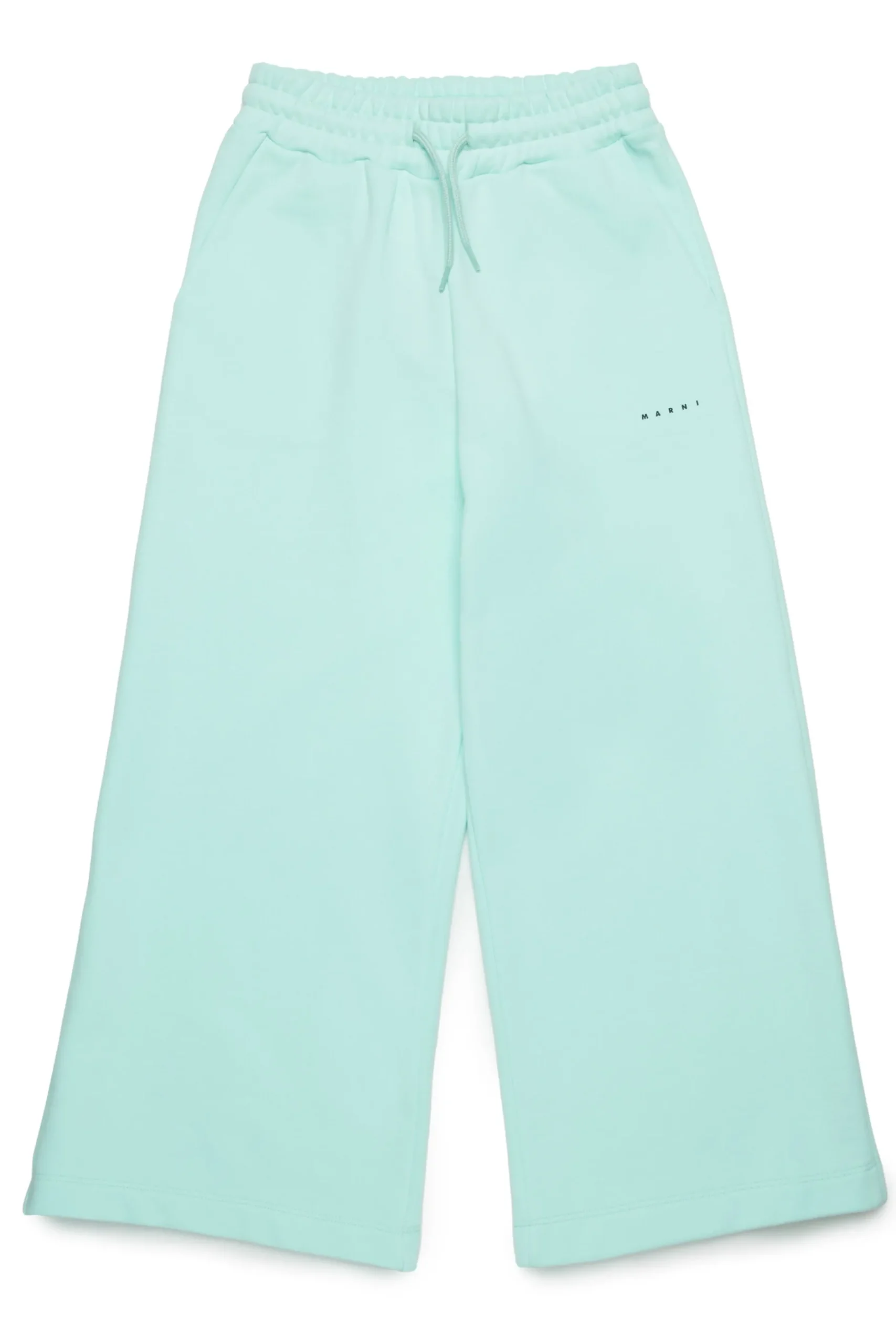 MARNI Pantaloni wide leg in felpa con logo | Bambino Pantaloni | Activewear