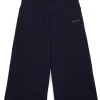 MARNI Pantaloni wide leg in felpa con logo | Bambino Pantaloni | Activewear