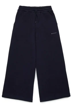 MARNI Pantaloni wide leg in felpa con logo | Bambino Pantaloni | Activewear