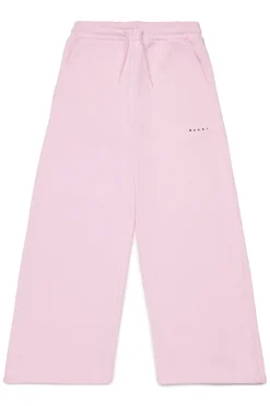 MARNI Pantaloni wide leg in felpa con logo | Bambino Pantaloni | Activewear