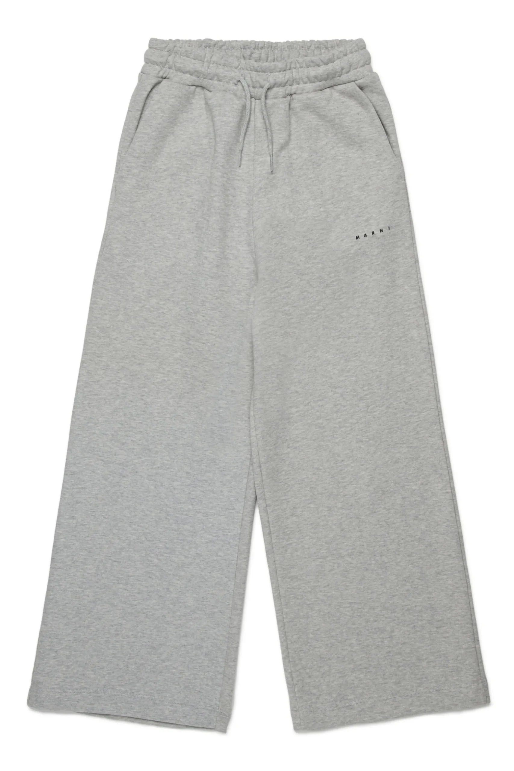 MARNI Pantaloni wide leg in felpa con logo | Bambino Pantaloni | Activewear