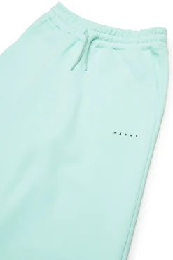 MARNI Pantaloni wide leg in felpa con logo | Bambino Pantaloni | Activewear