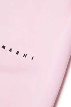 MARNI Pantaloni wide leg in felpa con logo | Bambino Pantaloni | Activewear