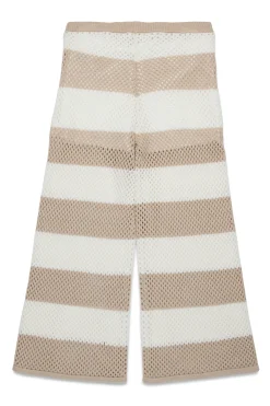 MAX&Co. Pantaloni wide traforati a righe | Pantaloni