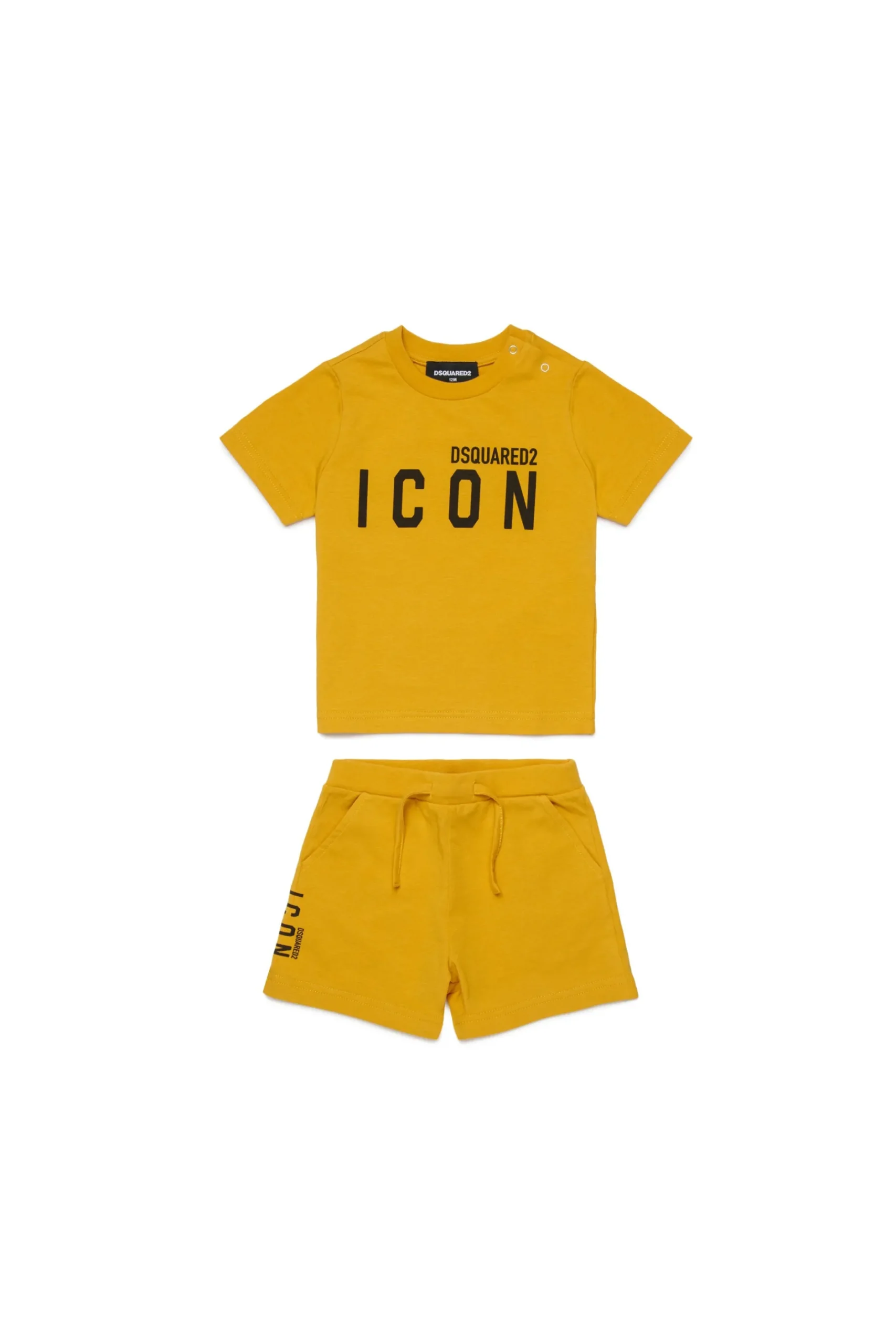 DSQUARED2 Pigiama corto con logo ICON | Bambino Tute E Baby Set | Activewear