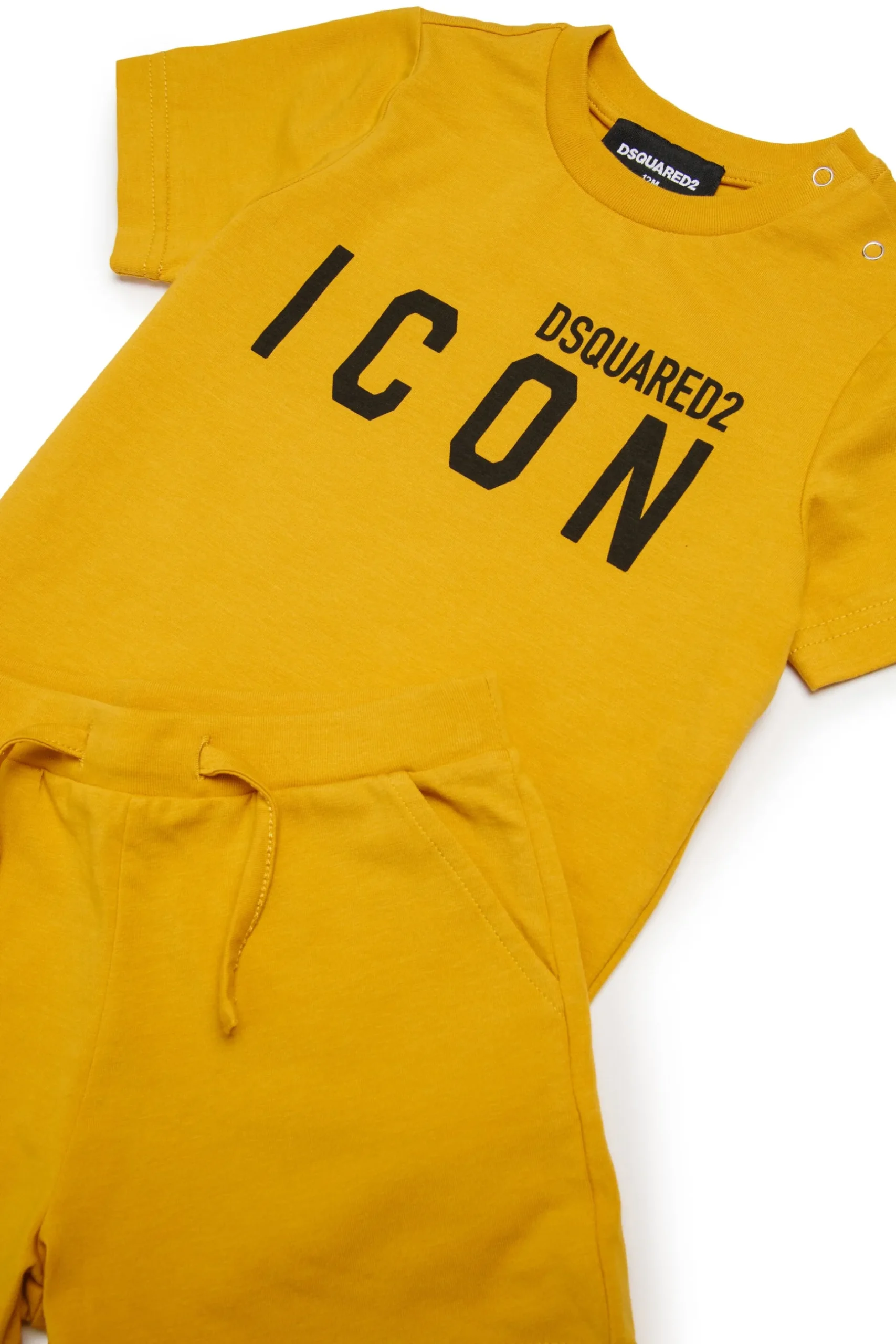 DSQUARED2 Pigiama corto con logo ICON | Bambino Tute E Baby Set | Activewear