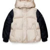 MM6 MAISON MARGIELA Piumino bicolor con maniche bomber | Bambino Giacche E Cappotti | Giacche E Cappotti