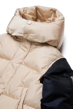 MM6 MAISON MARGIELA Piumino bicolor con maniche bomber | Bambino Giacche E Cappotti | Giacche E Cappotti