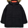 DIESEL Piumino lungo con tasche frontali | Bambino Giacche E Cappotti | Giacche E Cappotti