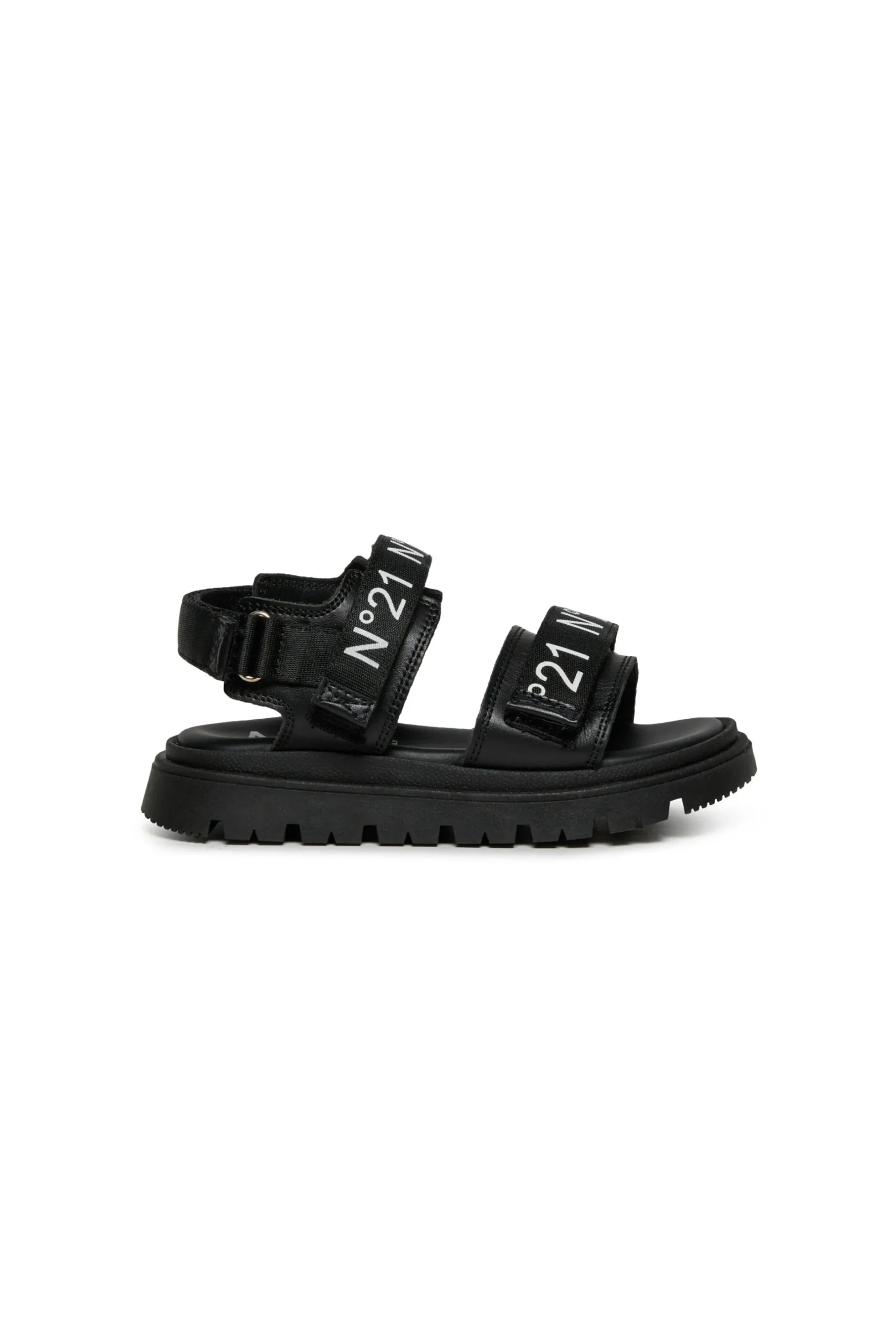 N°21 Platform sandals with logoed straps | Bambino Sandali E Ciabatte | Ciabatte E Sandali